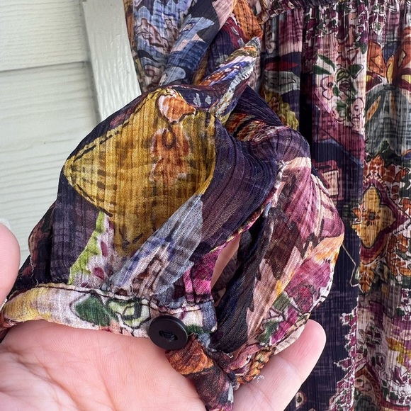 ZARA Boho Paisley Midi Dress – Size S - Picture 7 of 13